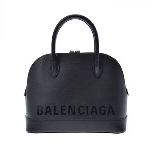 BALENCIAGA Ville Black Calfskin Bag